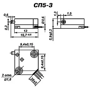 СП5-3 1Вт 2.2кОм фото 3