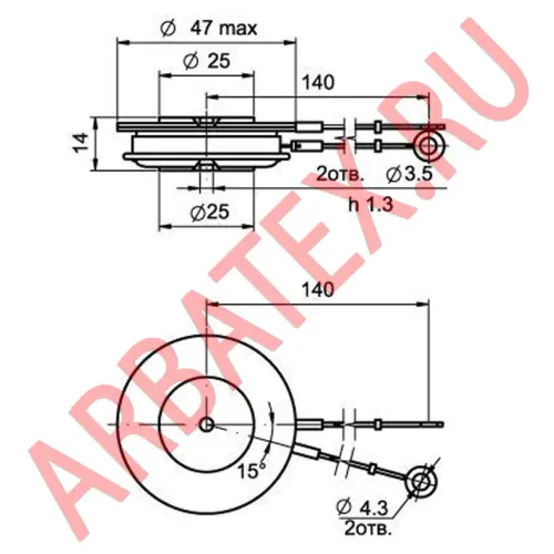ТБ133-200-12 тиристор фото 3