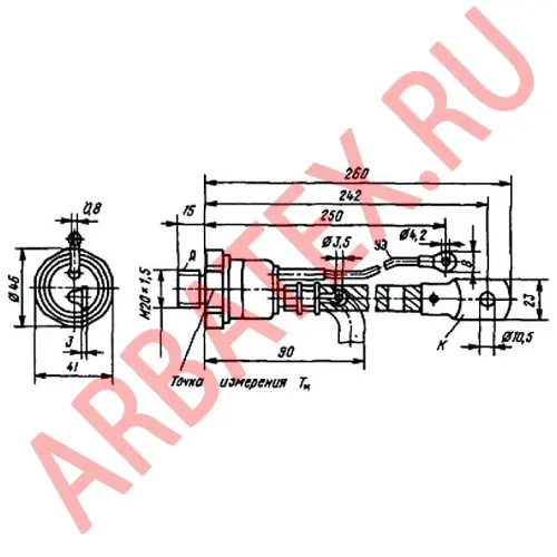 Т15-160-13 тиристор фото 3 Т15-160-13 тиристор фото 3