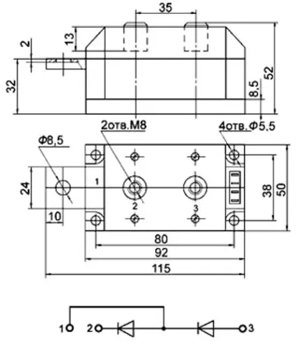 МДД250-10 силовой модуль фото 3 МДД250-10 силовой модуль фото 3