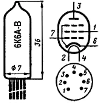 6К6А-В радиолампа фото 2 6К6А-В радиолампа фото 2