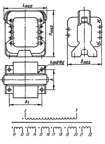 ТПП205-220-50 трансформатор фото 3 ТПП205-220-50 трансформатор фото 3