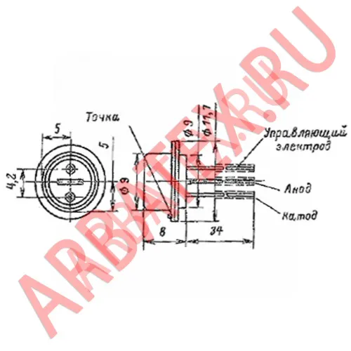 2У101И-1 тиристор фото 2 2У101И-1 тиристор фото 2
