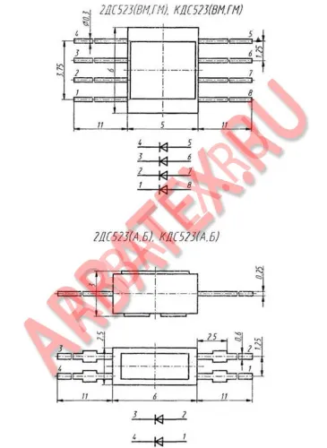 КДС523ГМ диодная сборка фото 3