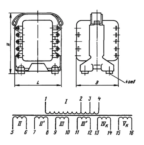 ТПП212-40-400 трансформатор фото 2 ТПП212-40-400 трансформатор фото 2